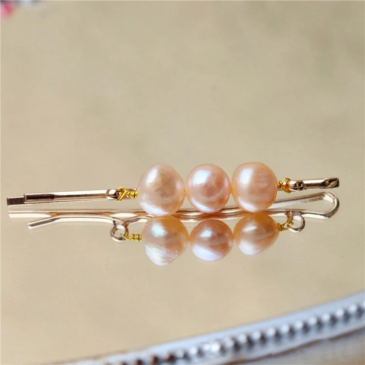 Elegant Freshwater Pearl Hairpins for Women Bridal Accessories