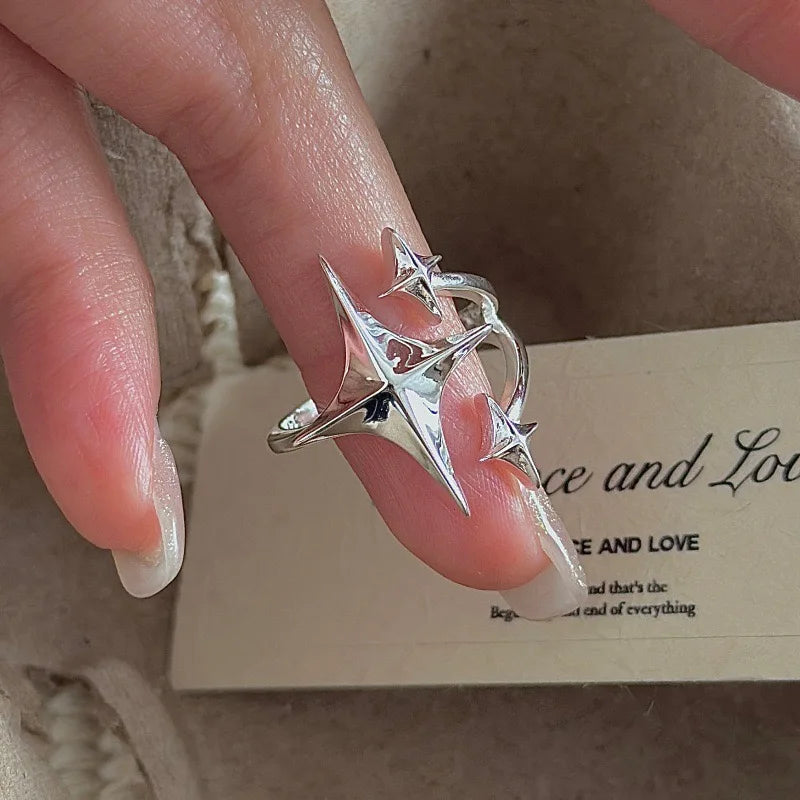 BF CLUB 925 Sterling Silver Handmade Women’s Irregular Ring