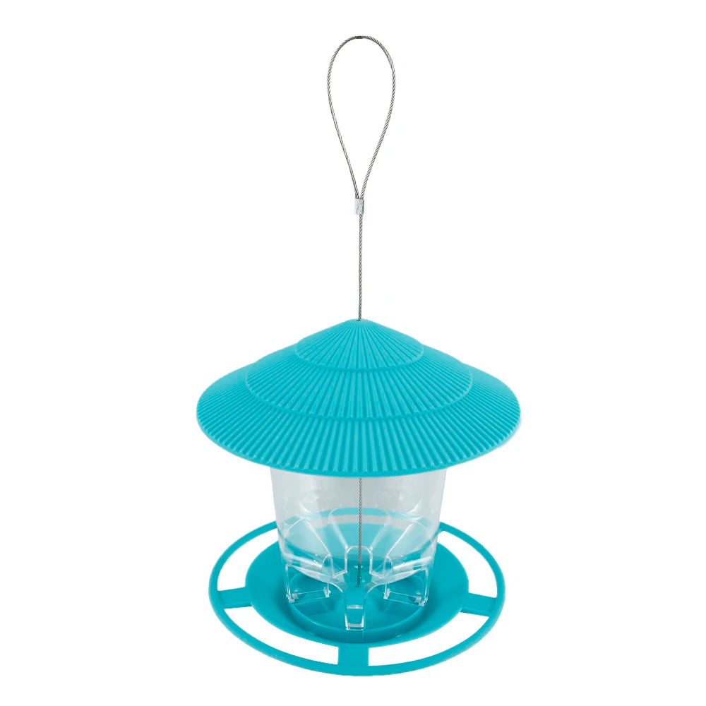 Large Capacity Elegant Hanging Bird Feeder for Gardens