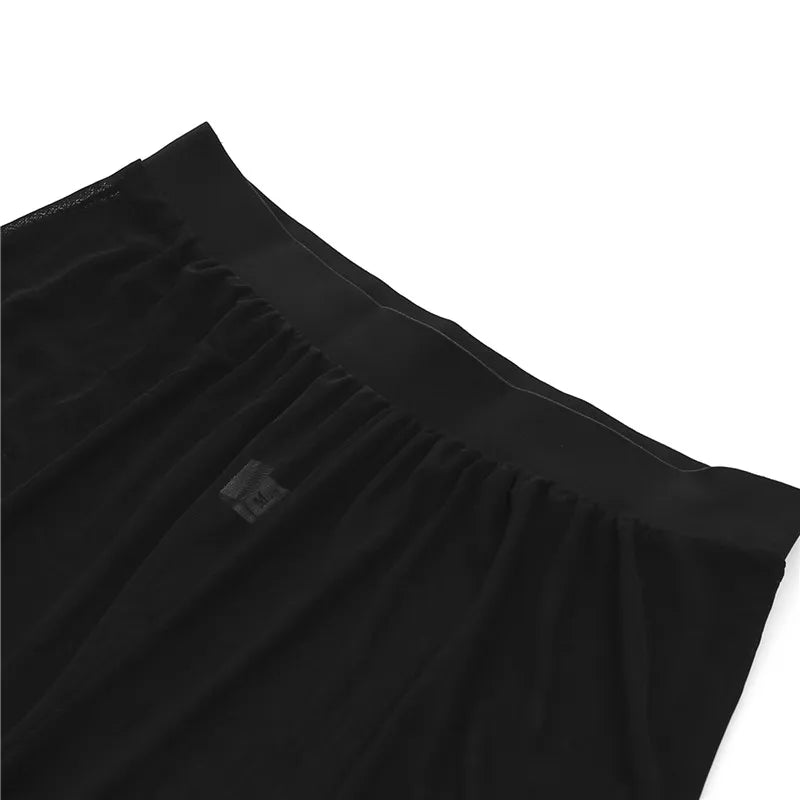 Women High Waist Wide Leg Beach Pants in Polyester