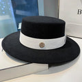 Elegant Women's Fedora Hat with Ribbon for Spring and Autumn