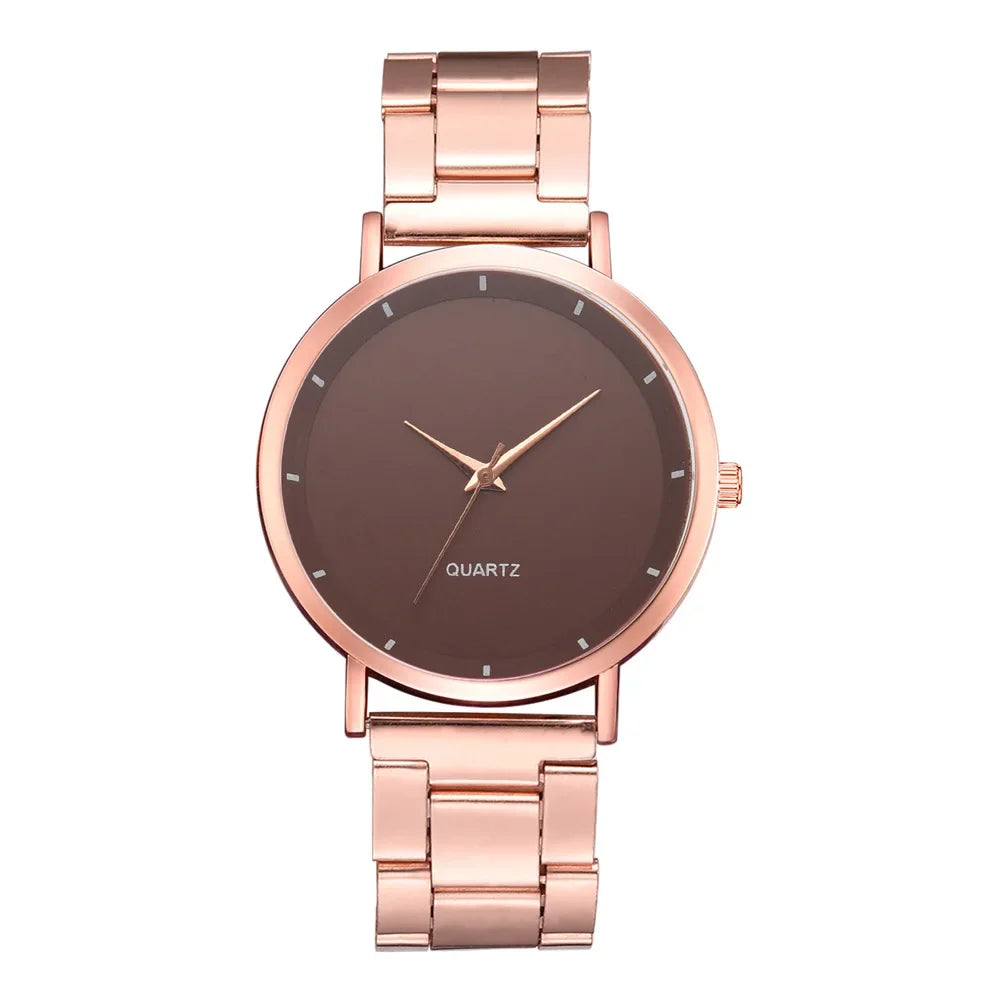 Rose Gold Luxury Women's Watch by DQG - Fashion Casual Style