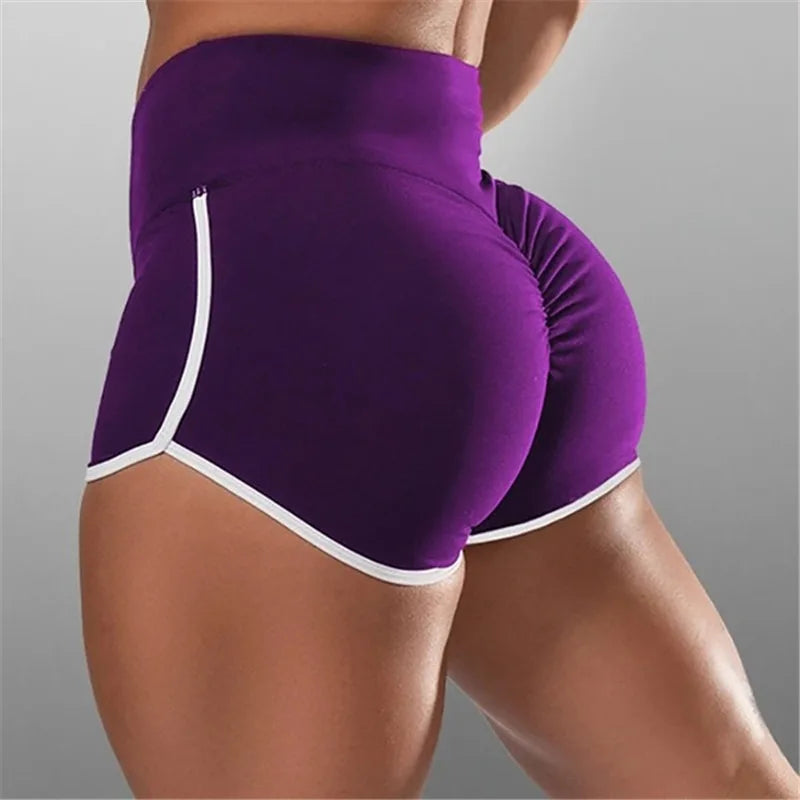 Women Stretchy Yoga Shorts for Fitness and Gym Workouts