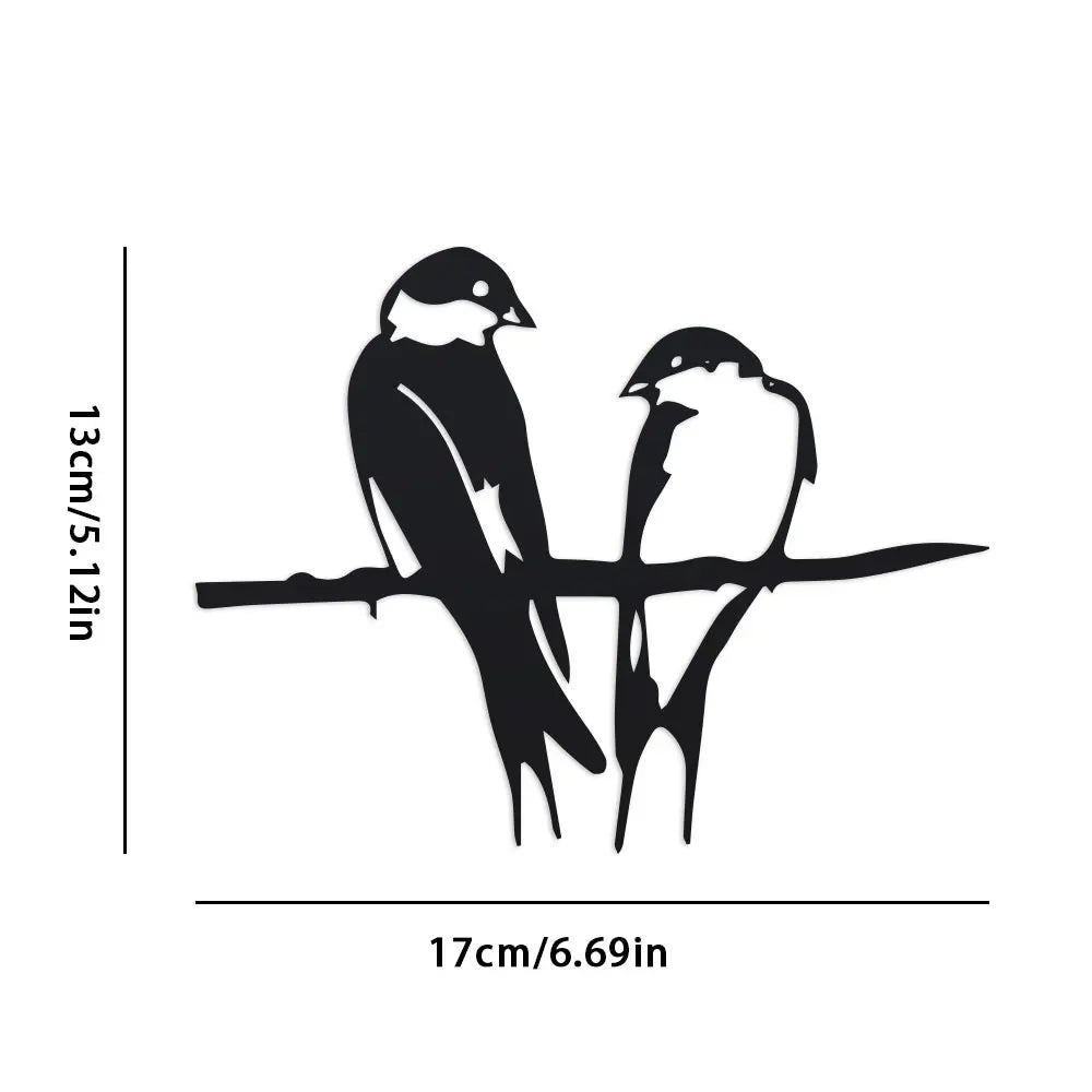 Decorative Metal Birds for Outdoor Garden Ornaments
