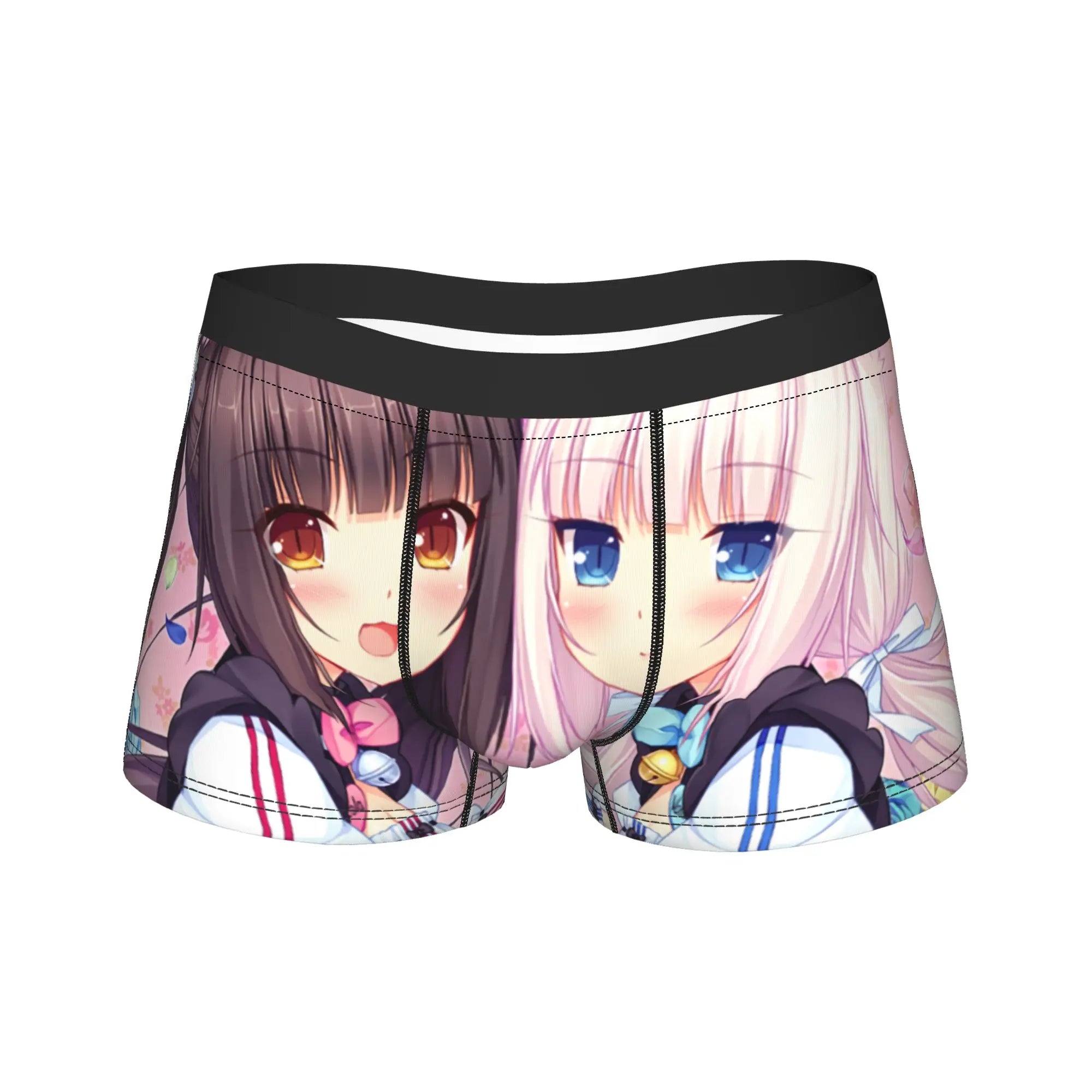 Men's Funny Cartoon Boxer Shorts Breathable Polyester Underwear