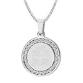 Mens Necklace 4 Qul Muslim Islamic Hajj Umrah Pendant Stainless Steel Gold Color CZ Stone Men Fashion Necklace