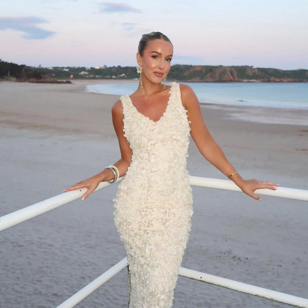 Suninheart Elegant Maxi Evening Dress for Women 2025