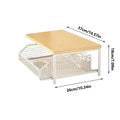 Wooden Kitchen Storage Rack with Drawer for Small Spaces