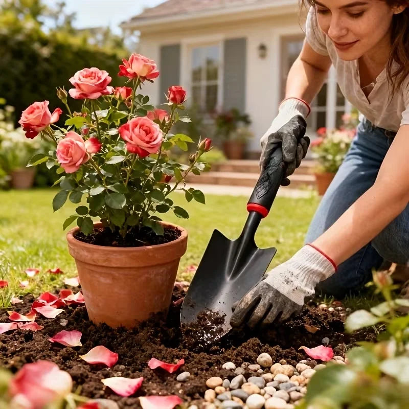 Iron Outdoor Garden Shovel for Flower and Vegetable Planting