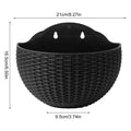Exquisite Plastic Wall Hanging Flower Pot for Garden Decor