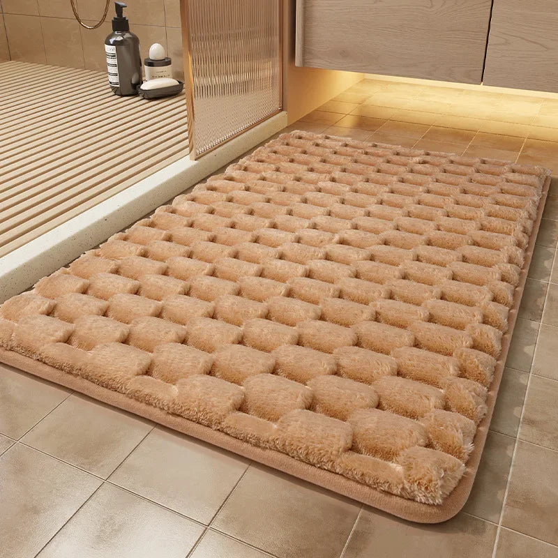 Super Soft Foam Bath Mat for Bathroom Modern Style