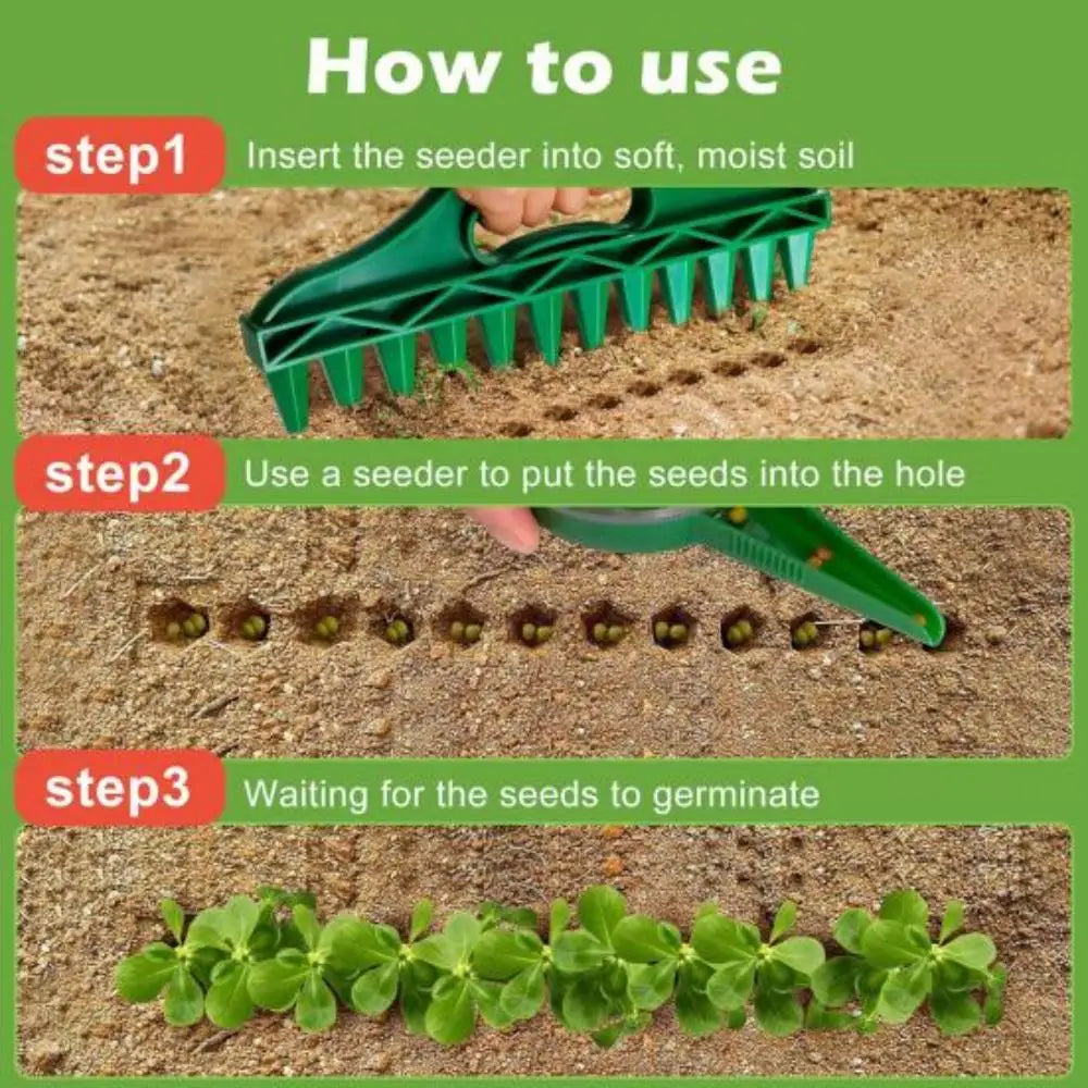 Gardening Dibbler Manual Soil Puncher for Efficient Planting