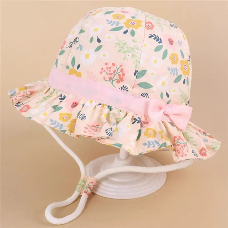 Cotton Fisherman Hat for Baby Girls and Boys 1-3 Years