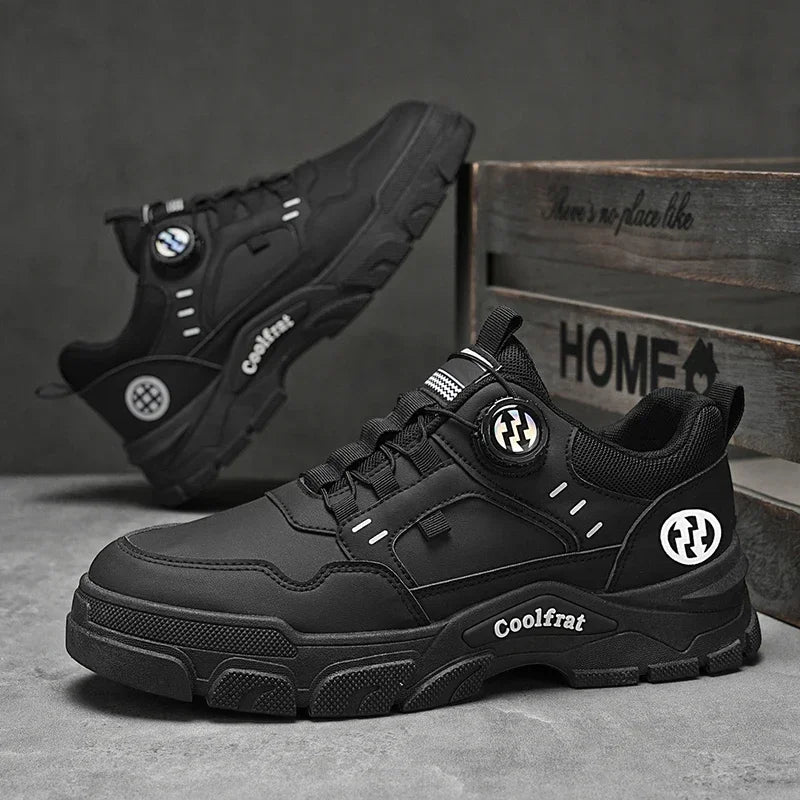 Men's Low-top Casual Sports Shoes with Rotating Buckle