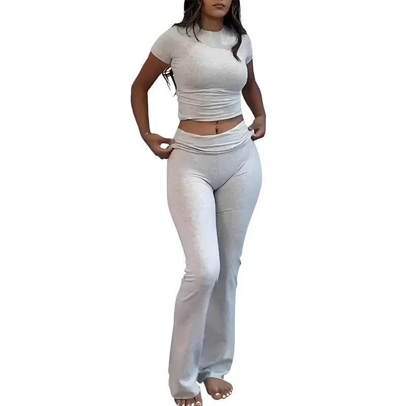 High Stretch Cotton Lounge Wear Set for Women