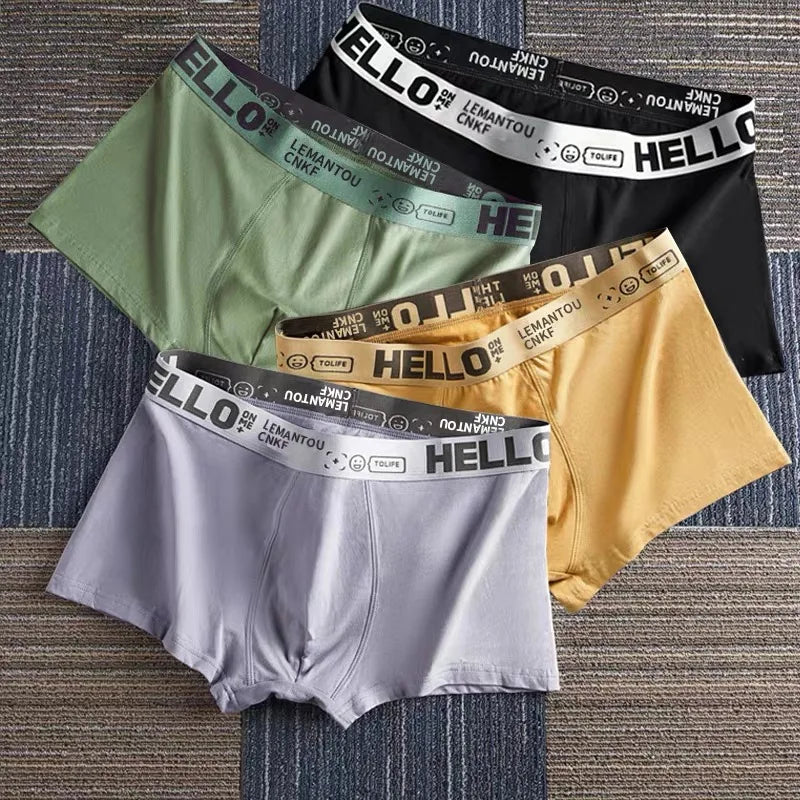 Men's Breathable Polyester Sports Briefs in Large Size