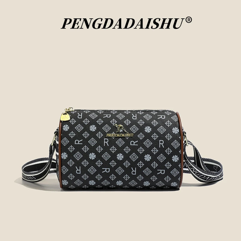 Trendy Alphabet Print Shoulder Bag for Women