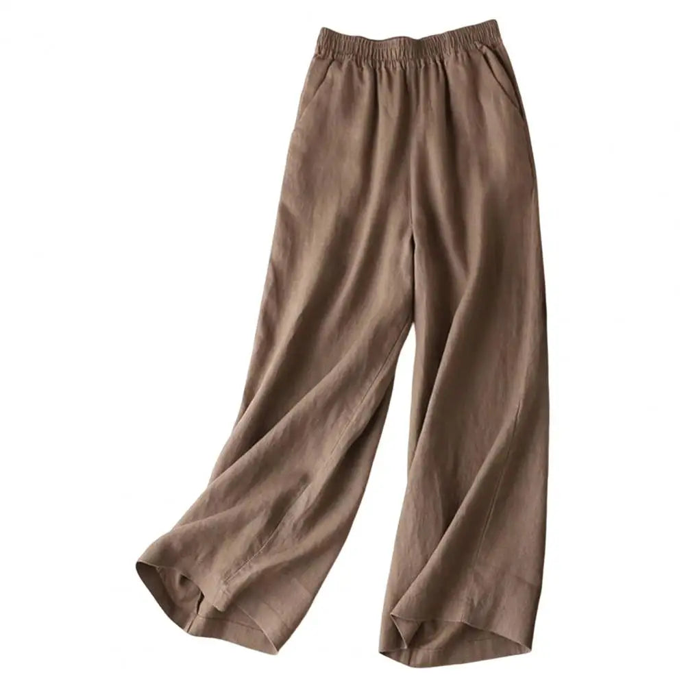 Lightweight Cotton Linen Summer Pants for Women