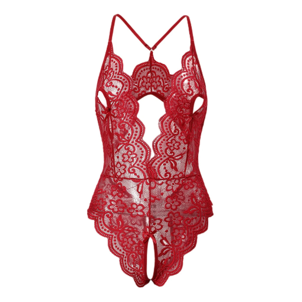 Crotchless Bodysuit Lingerie for Women by LQYCSX