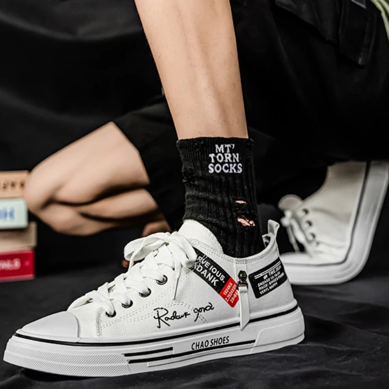 Men Sport Shoes Autumn New Breathable Me Canvas Shoe Comfortable Casual Men Shoes Light Tennis Shoe Trend Skate Shoe Man Sneaker