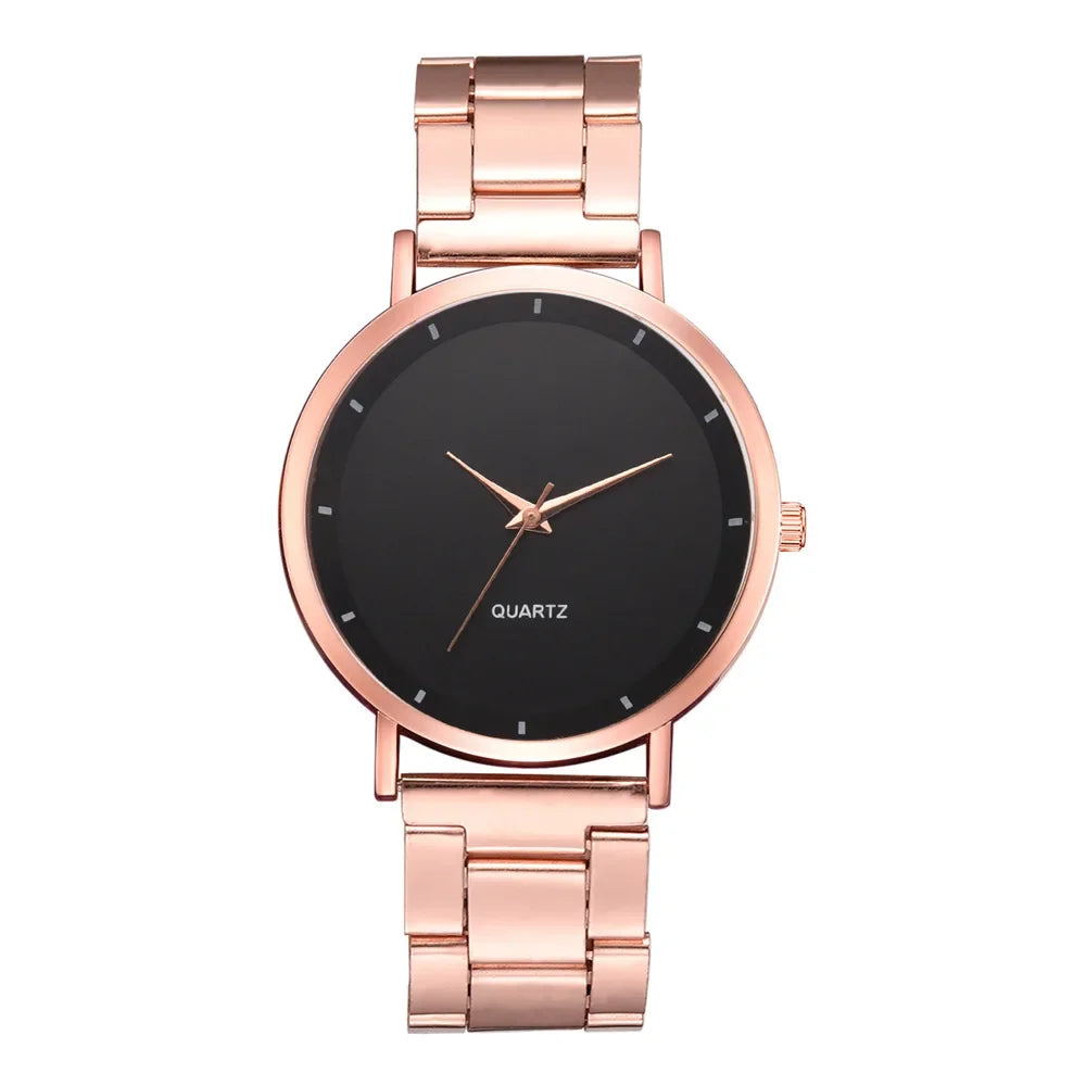 Rose Gold Luxury Women's Watch by DQG - Fashion Casual Style