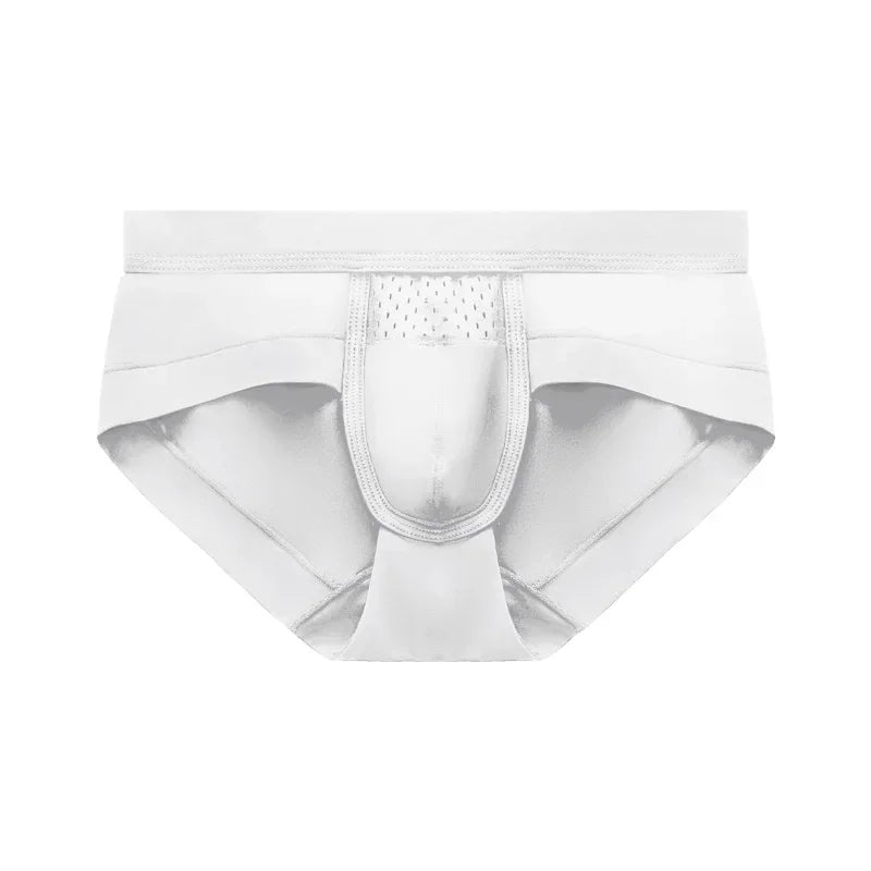 Men's Modal Low-rise Triangle Briefs with U-Pouch Design