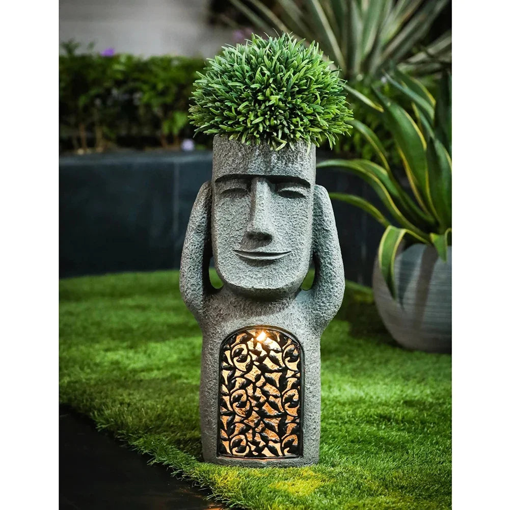Easter Island Resin Statues for Garden Decoration
