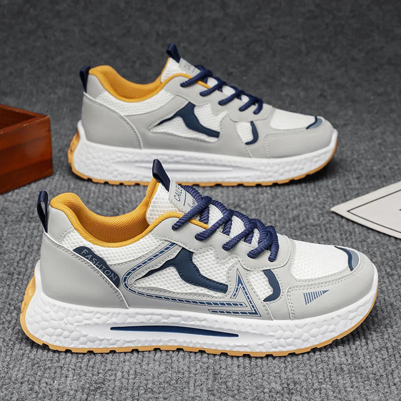 Men's Breathable Mesh Sports Shoes for Outdoor Comfort