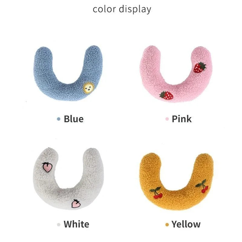 Soft U-shaped Cat Pillow Pet Toy for Cats and Puppies