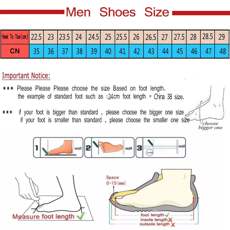 Lightweight Men's Casual Walking Shoes with Anti-Slip Design