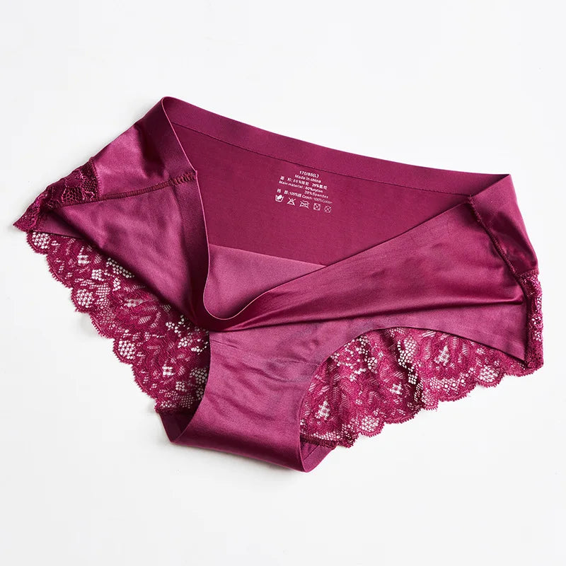 Sexy Lace Briefs for Women in Solid Colors by MALEY LifeStyle