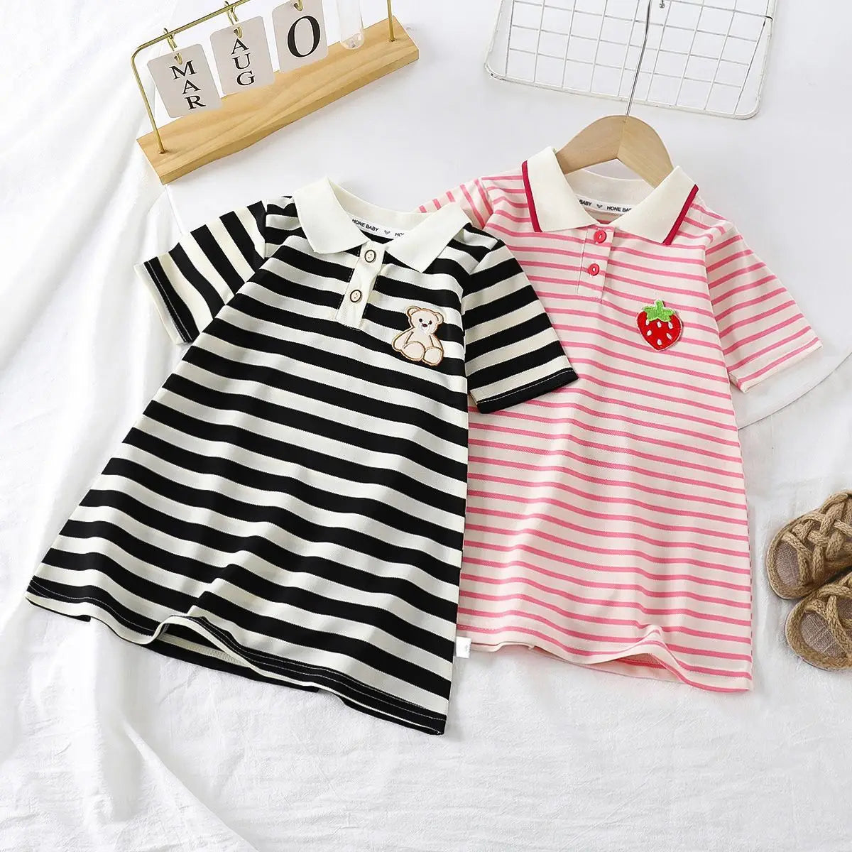 Girls Summer Princess Dress Casual A-Line Sundress