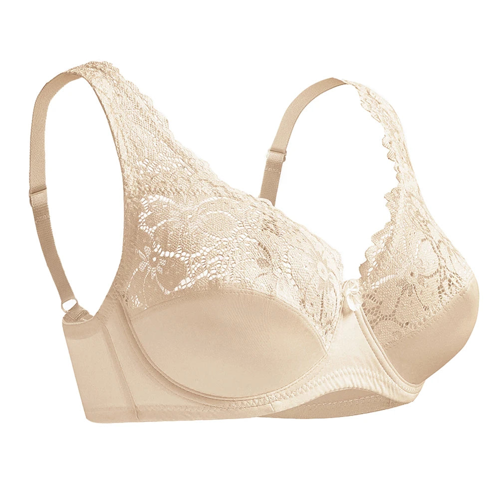 MELIYUU Sexy Lace Underwire Bra for Plus Size Women