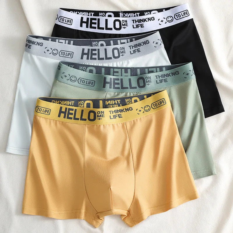 Men's Breathable Polyester Sports Briefs in Large Size