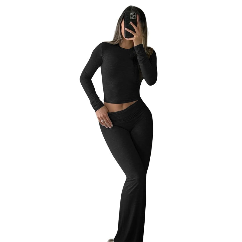 High Stretch Cotton Lounge Wear Set for Women