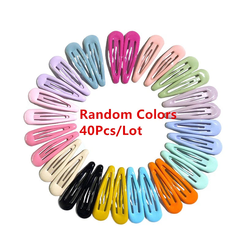 Cute Cartoon Hairpins for Girls 40Pcs Alloy Accessories