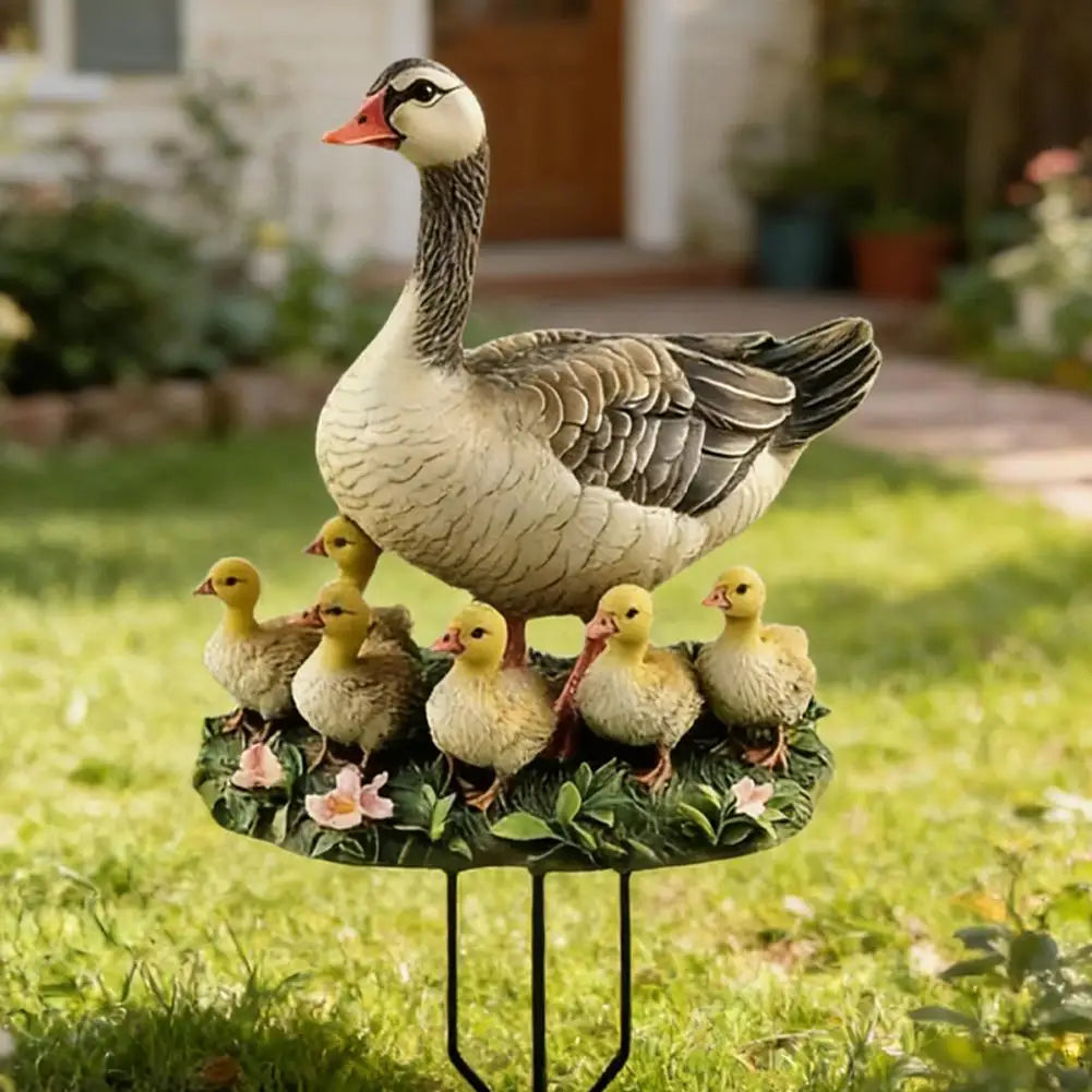 Weatherproof Acrylic Bird Ornament Garden Stake for Outdoor Decor