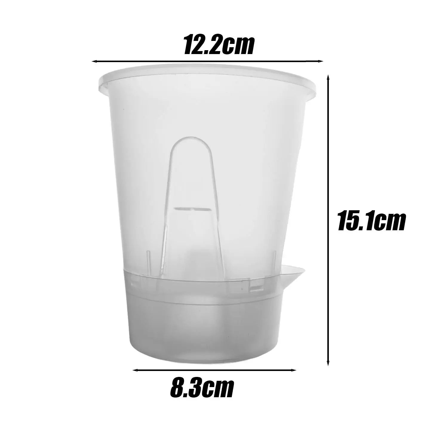 Self Watering Plastic Planter Pot Tray for Outdoor Plants