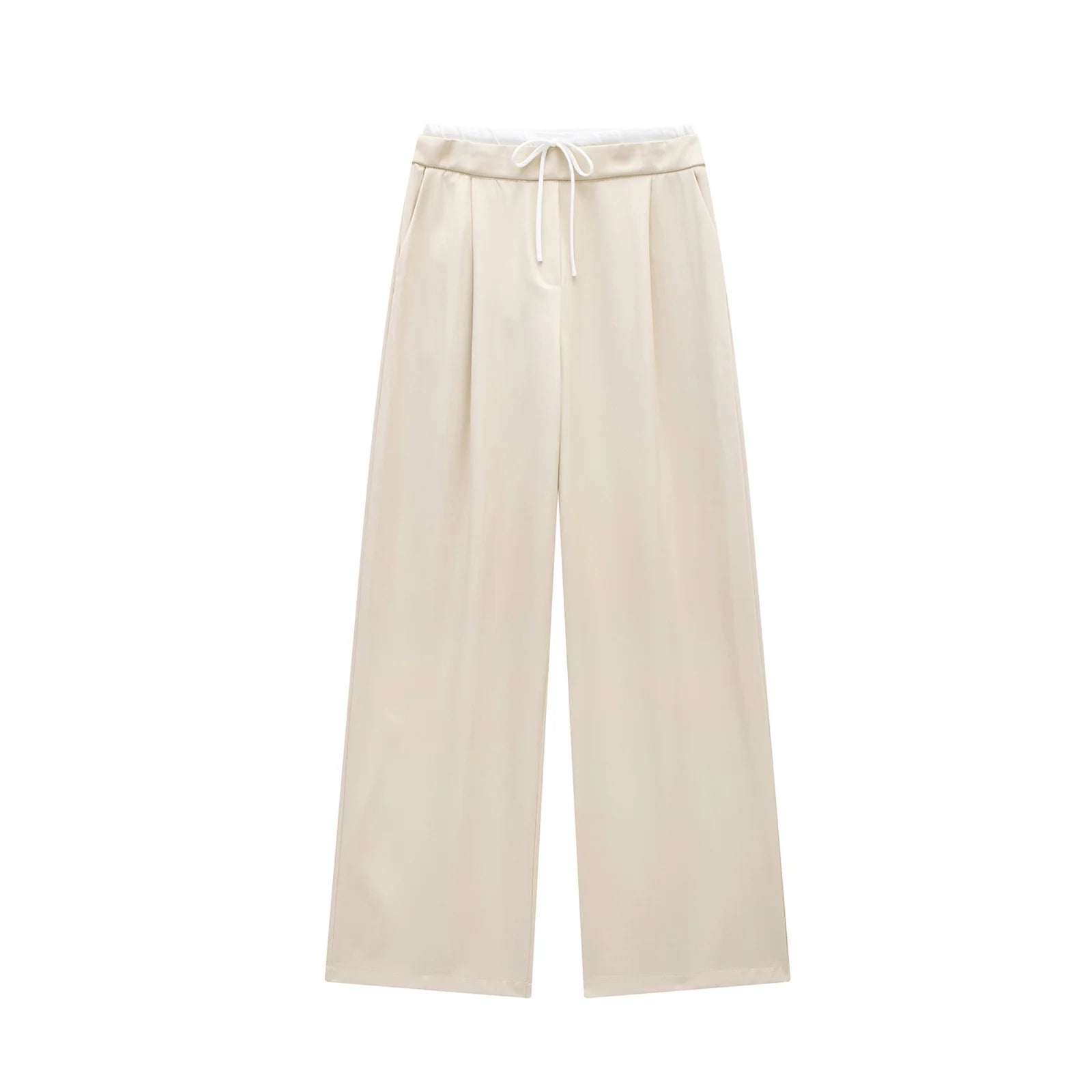 MUJER Wide Leg High Waist Pants for Women Casual Summer Trousers