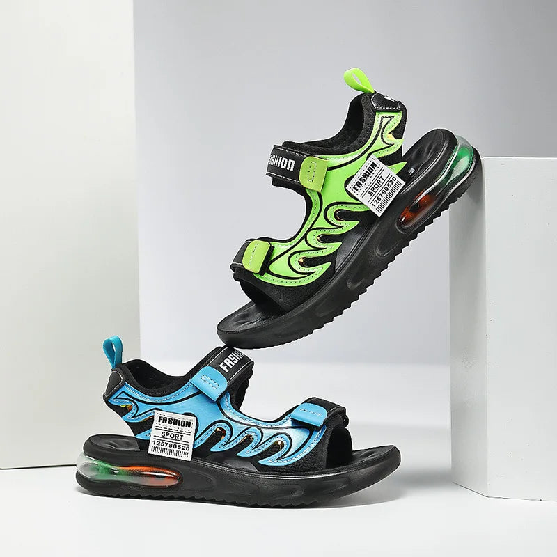 YUYIN Kids Gladiator Sandals for Boys and Girls 7-13 Years