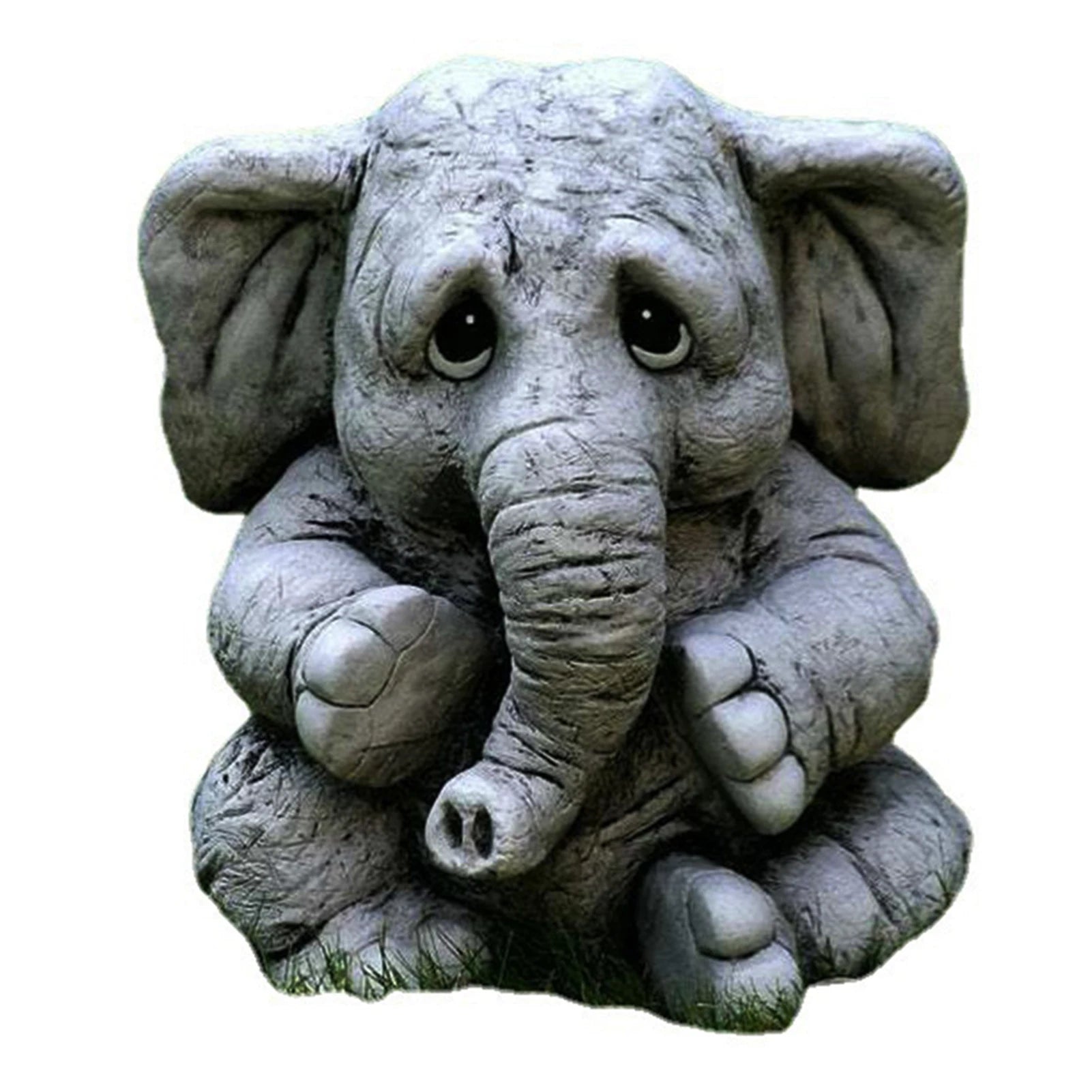 Cute Lightweight Garden Elephant Statues for Outdoor Decor