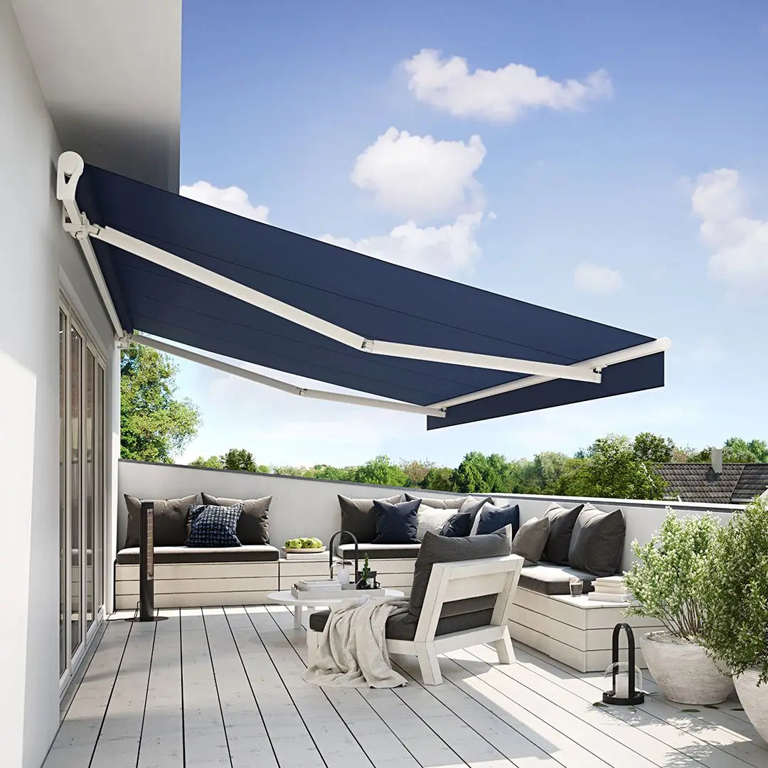 Heavy Duty 6x3m Horizontal Foldable Awning Canopy for Terraces