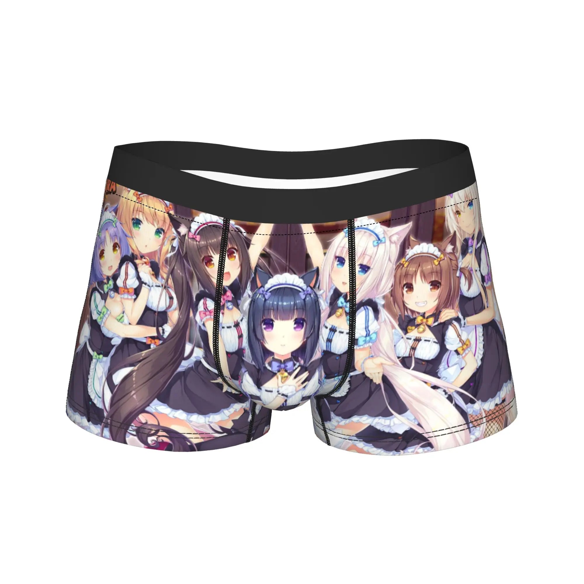 Men's Funny Cartoon Boxer Shorts Breathable Polyester Underwear