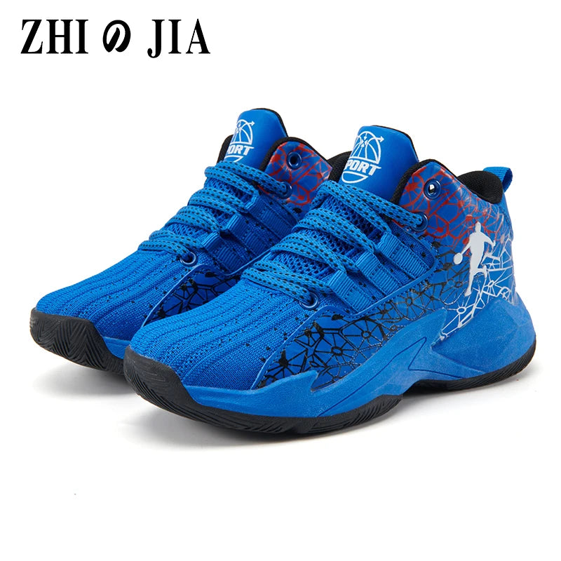 2026 Boys Basketball Sneakers Comfortable Lace-Up Shoes