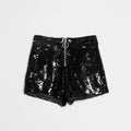 High Waist Sequin Shorts for Women by MALEY LifeStyle