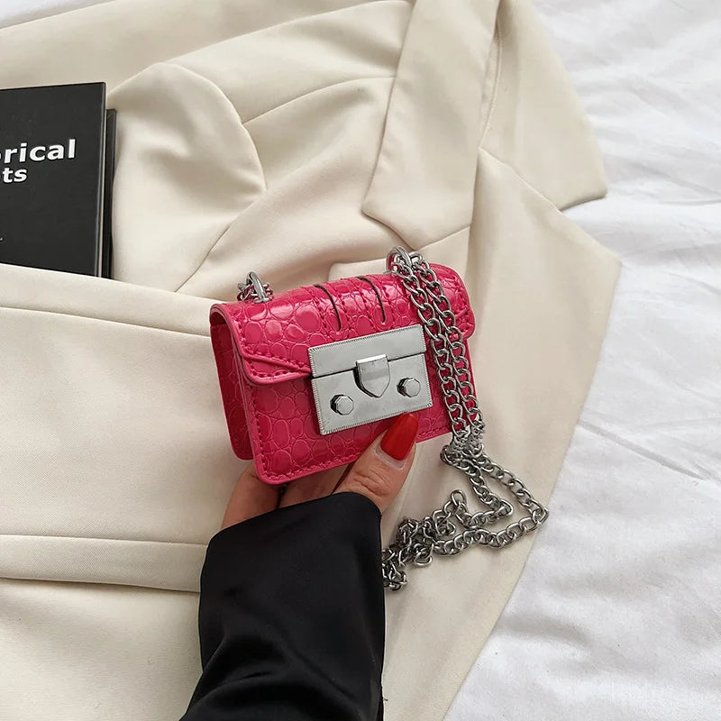 2024 Trend Women Mini Crossbody Chain Purse Handbag