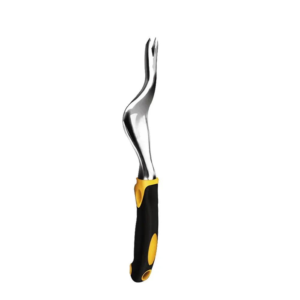 Ergonomic Garden Tool Set with Iron Trowel and Rake