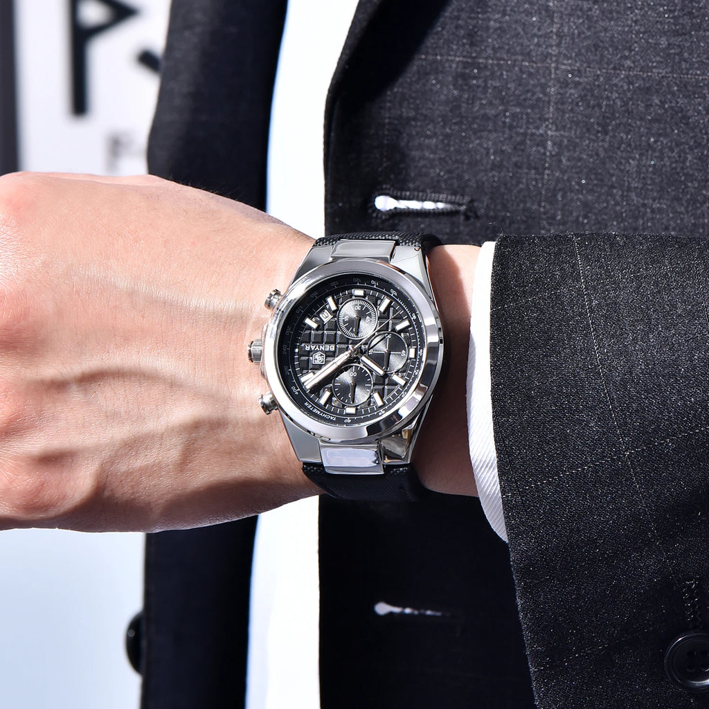 Luxury Quartz Chronograph Watch for Men by PAGANI DESIGN