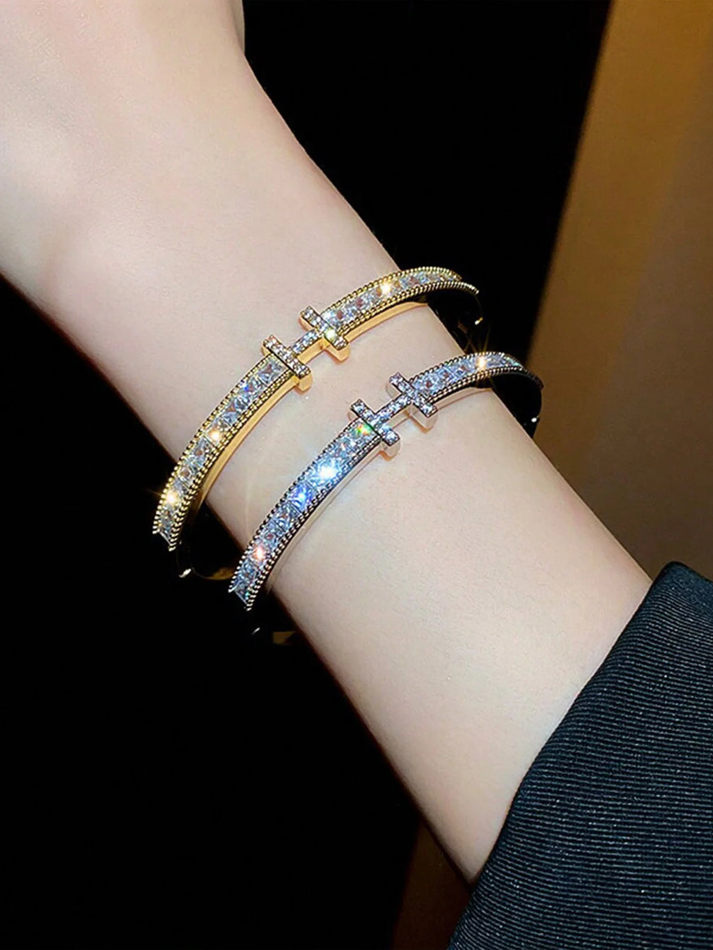 Stylish Stainless Steel Cuff Bracelet for Women