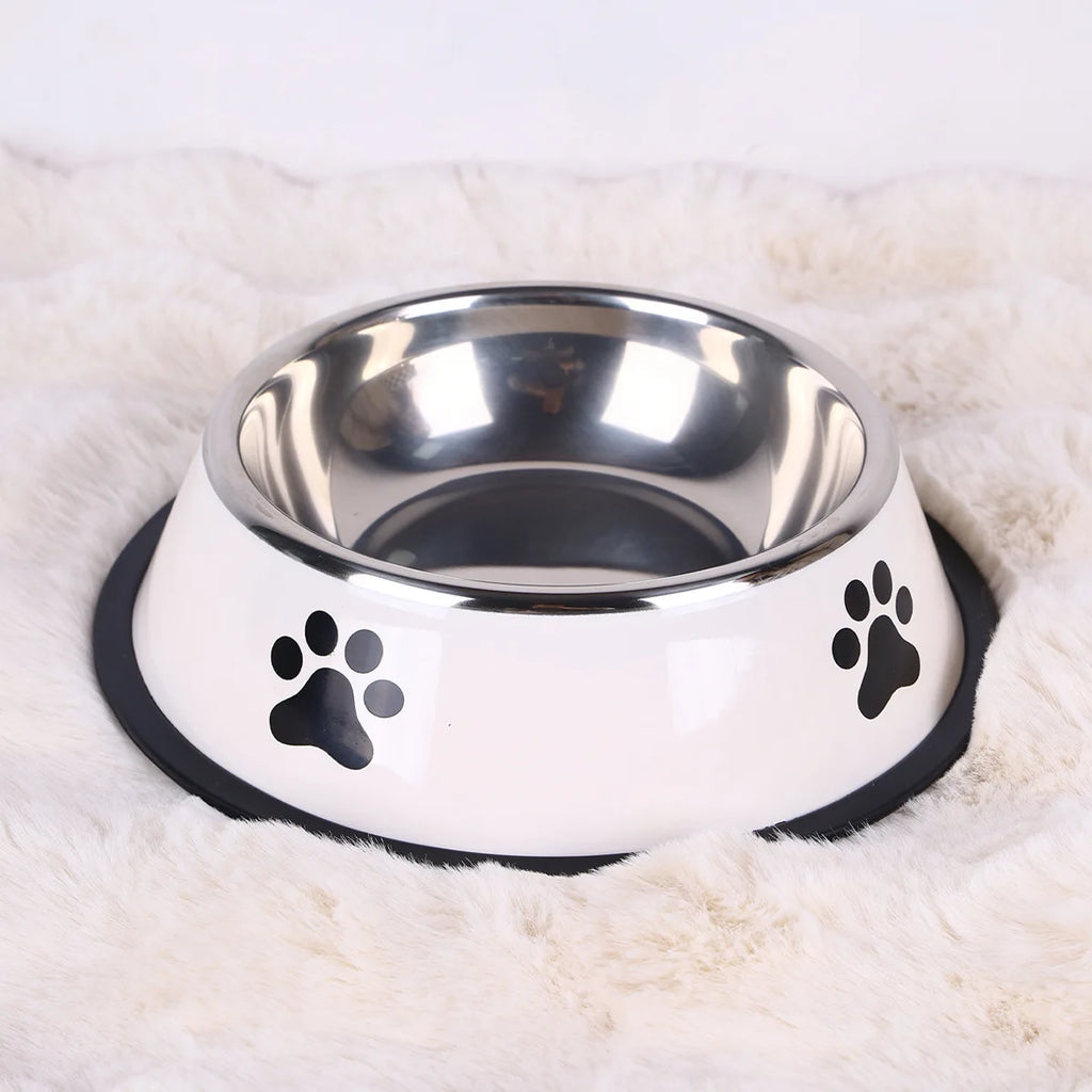 Durable Non-Slip Stainless Steel Pet Bowl for Easy Dining